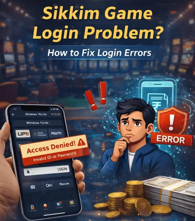 Sikkim Game Login Problem? How to Fix Login Errors