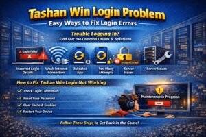 Tashan Win Login Problem | Fix Account Login Errors Fast