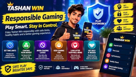 Tashanwin responsible gaming